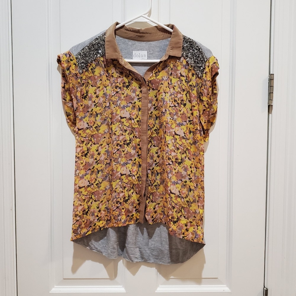 2 for 12$👈Dolan Short Sleeve Blouse